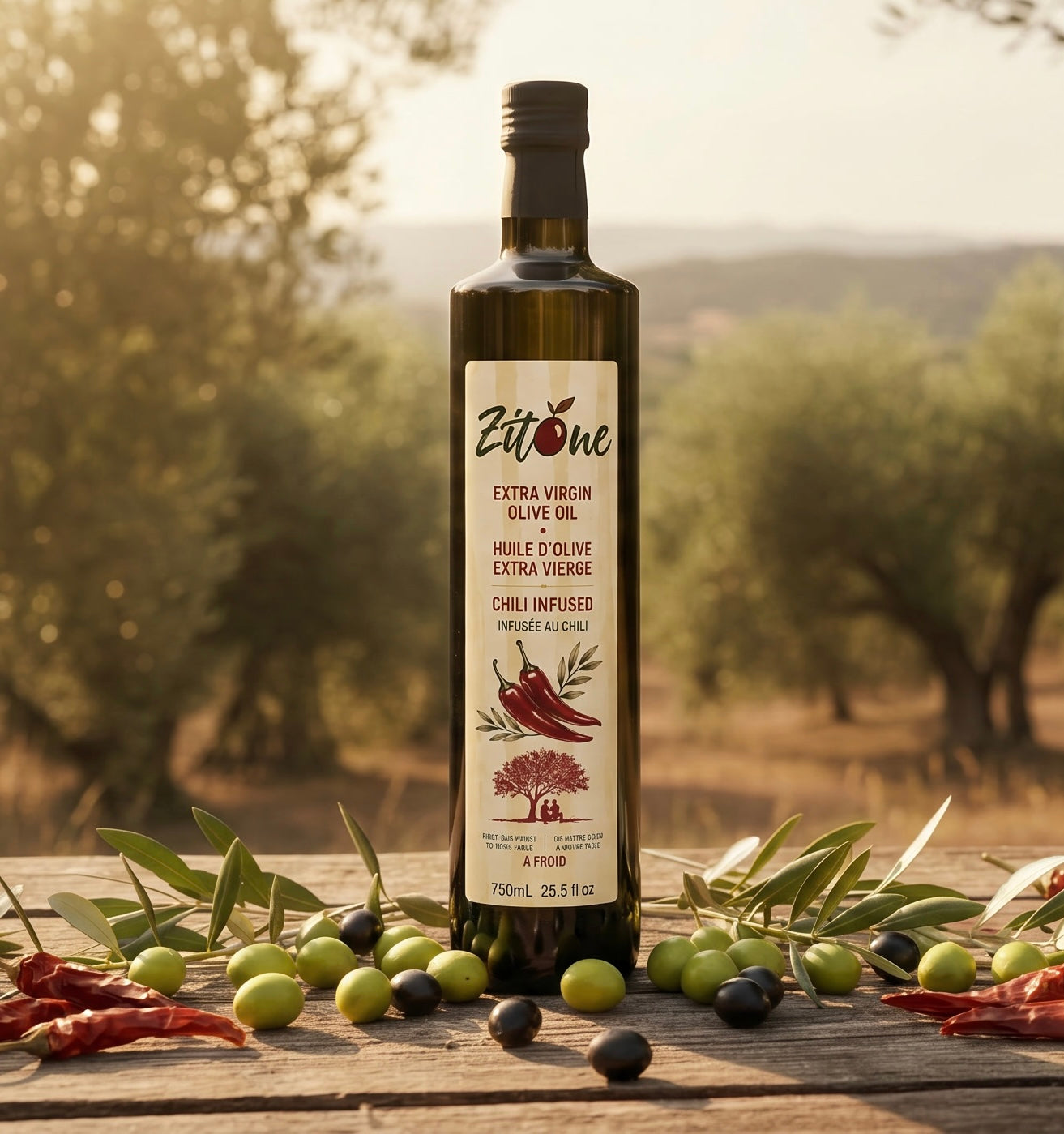 Zitoone - Harissa Extra Virgin Olive Oil (250mL)